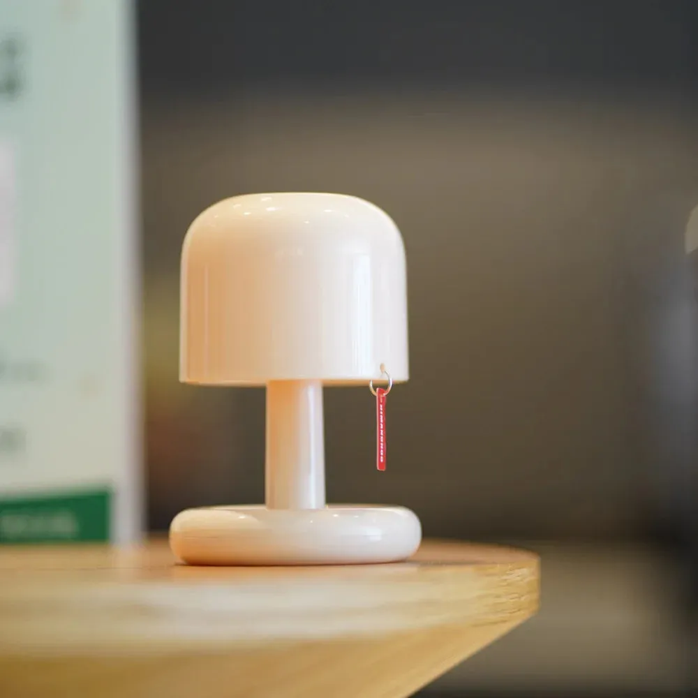 🌅 Mini Desktop Sunset Night Lamp | Creative USB Rechargeable Mushroom Style LED Night Light | Perfect for Coffee Bar & Home Decor