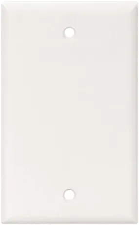 1 Gang Wall Plate, White (1/Pack)