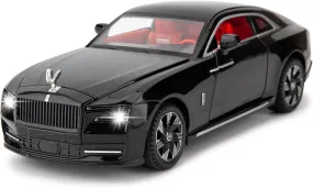 1:24 ROLLS-ROYCE SPECTRE DIECAST METAL PULL BACK CAR WITH 6 OPENABLE DOORS WITH SOUND AND LIGHT TOY DECORATION CAR BEST GIFT TOYS FOR KIDS 【COLORS AS PER STOCK】