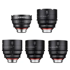14, 24, 35, 50, 85mm XEEN Pro Cinema Lens Bundle