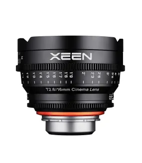 16mm T2.6 Ultra Wide Angle XEEN Pro Cinema Lens