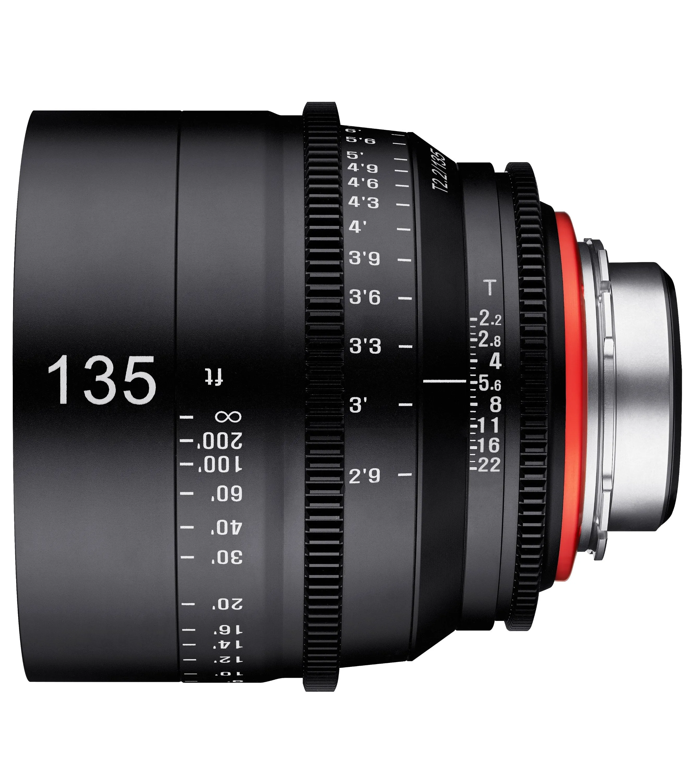 XEEN Pro High-Quality Cinema Lens Bundle - 24mm, 35mm, 50mm, 85mm, 135mm Lenses Set