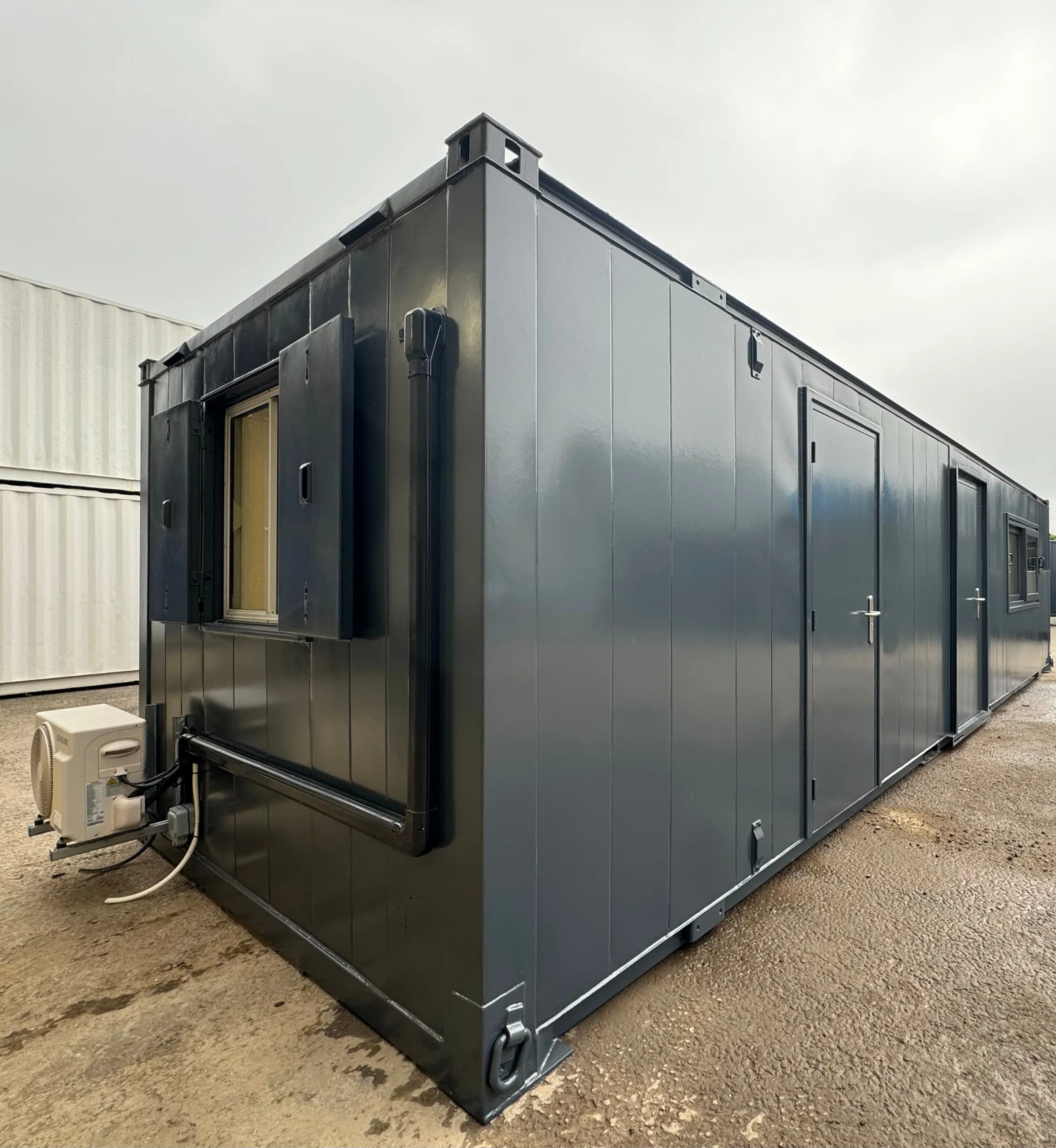 32x10ft Cabin | CUSTOM | Canteen / Office | 2 Rooms | Anti-Vandal Cabin | Portable Building | No 1129