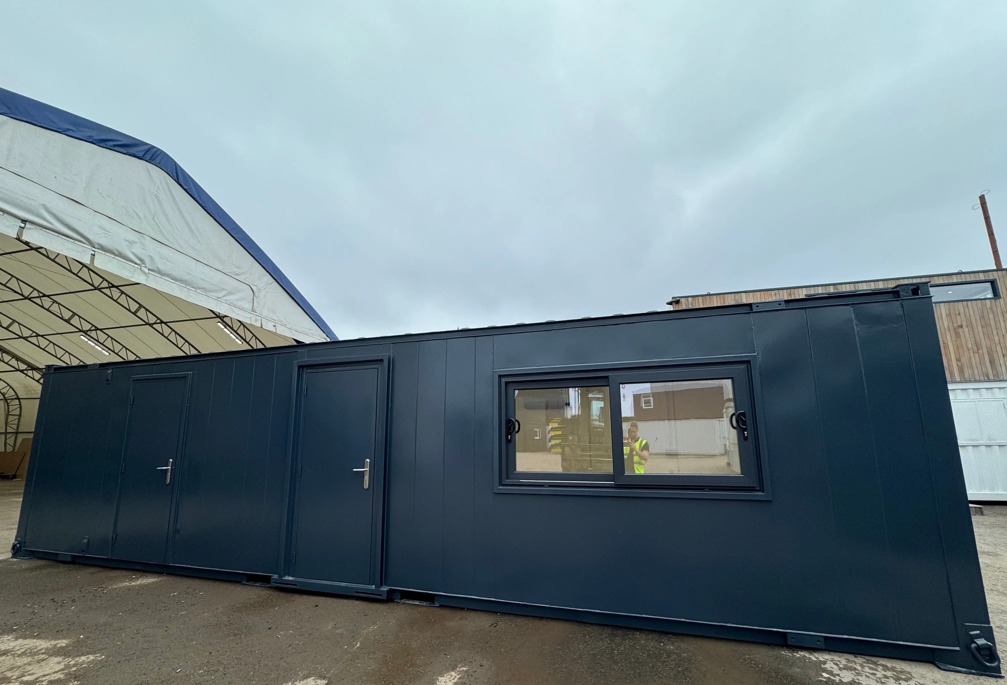 32x10ft Cabin | CUSTOM | Canteen / Office | 2 Rooms | Anti-Vandal Cabin | Portable Building | No 1129