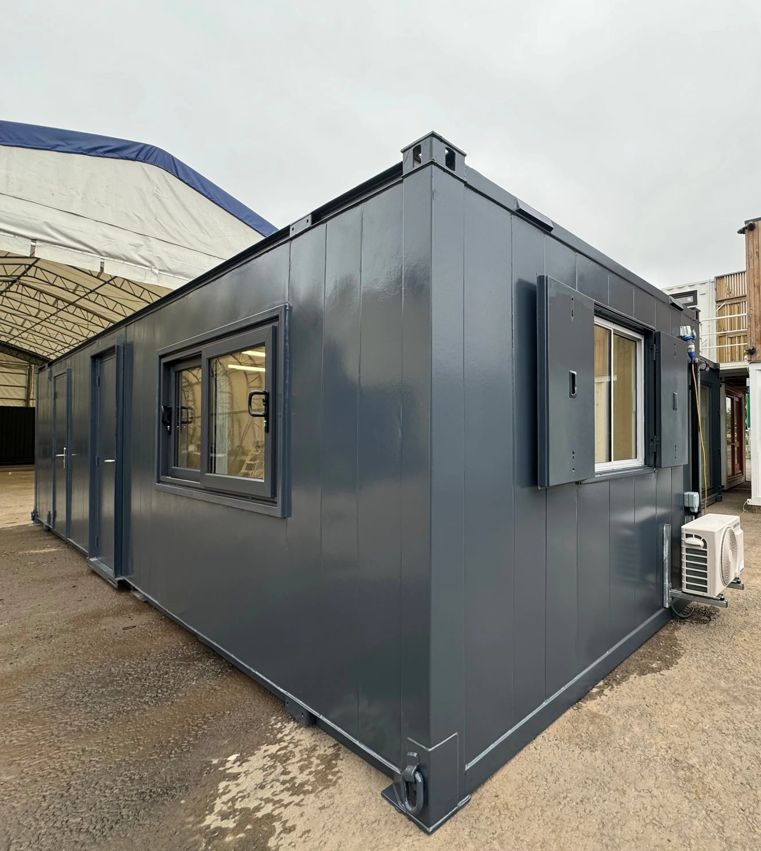 32x10ft Cabin | CUSTOM | Canteen / Office | 2 Rooms | Anti-Vandal Cabin | Portable Building | No 1129