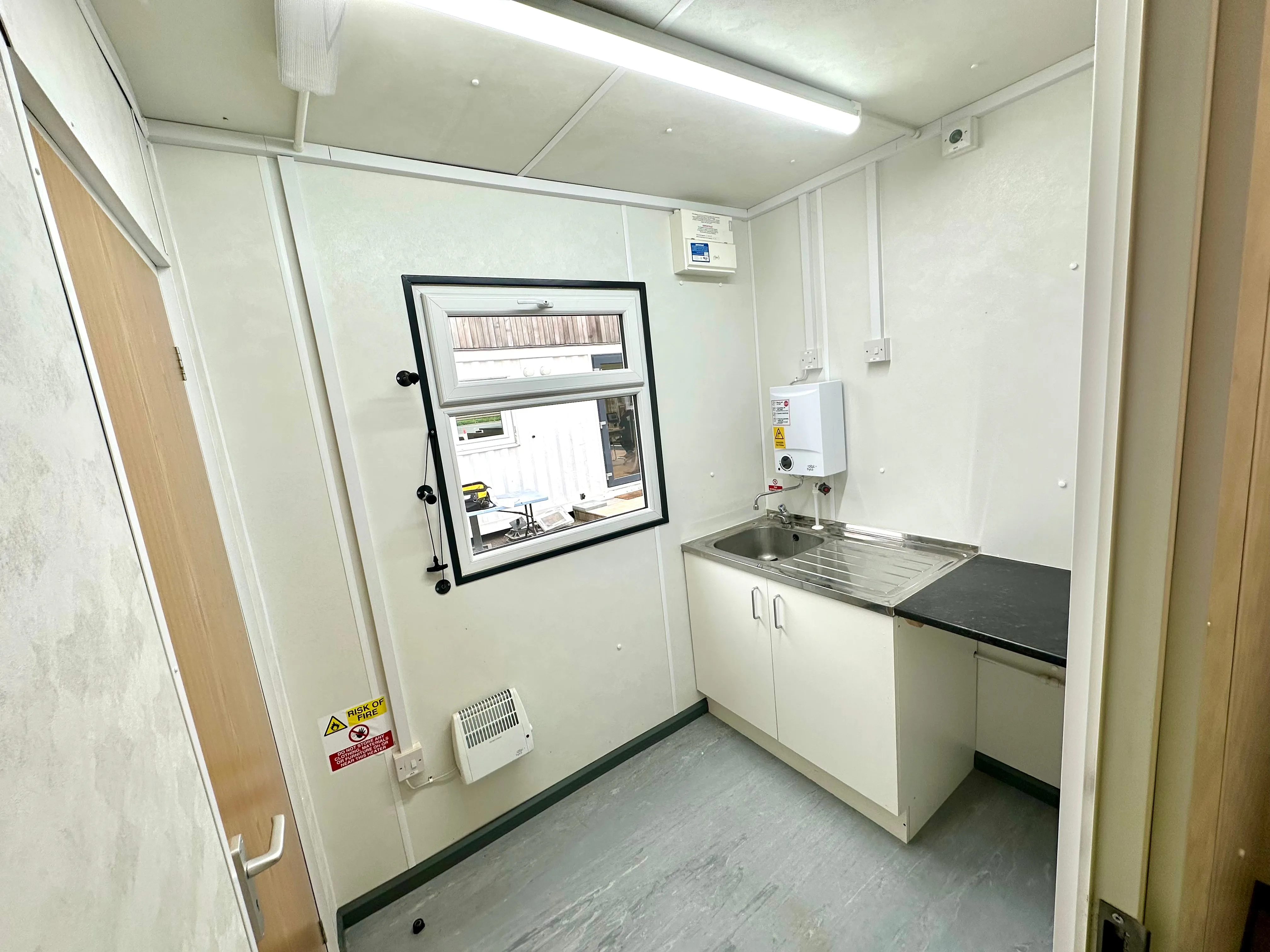 32x10ft Cabin | Office   Kitchen   Toilet | Anti-Vandal | Portable Building | No 1343