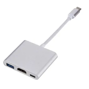 4K  3 In 1 USB-C To HDTV Adapter Cable-F0-6161