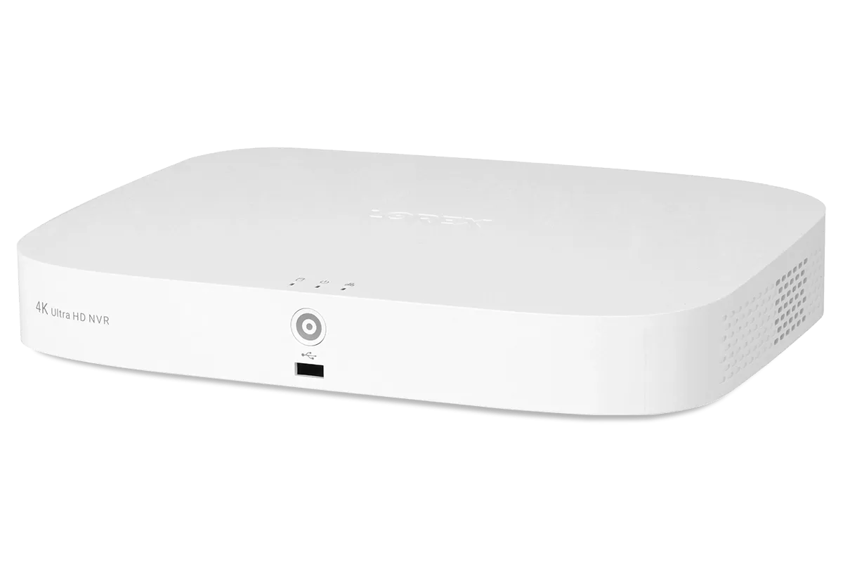4K 8-channel 2TB Wired NVR System with 6 Cameras