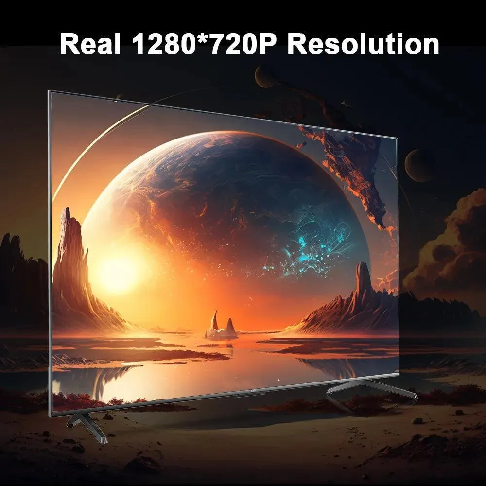 4K Android HY300 Wifi6 Projector: Ultimate Outdoor Cinema Experience : Crystal-Clear Images, BT5.0, Portable & Wifi6 Tech