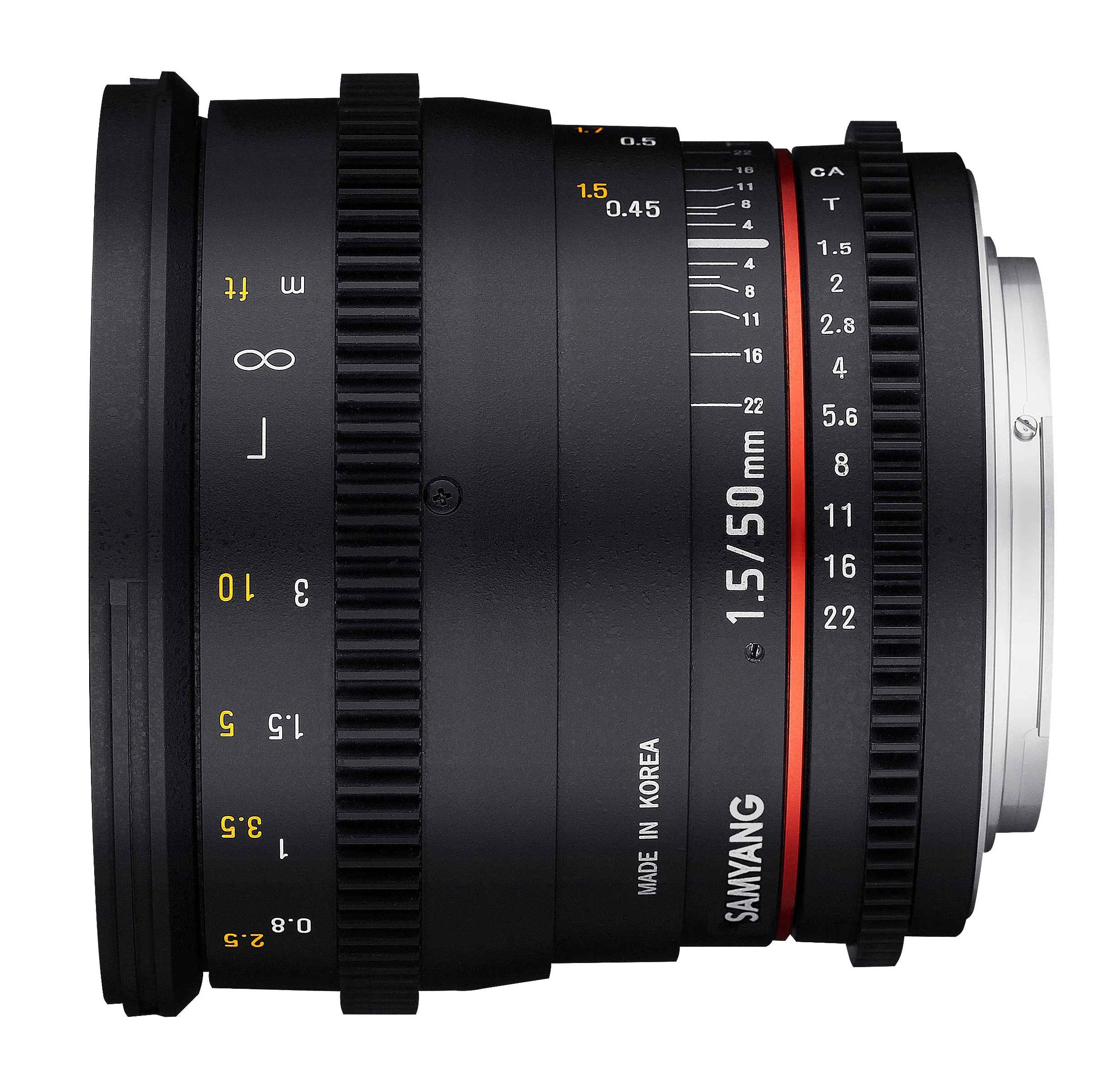 50mm T1.5 Full Frame VDSLR II Cine