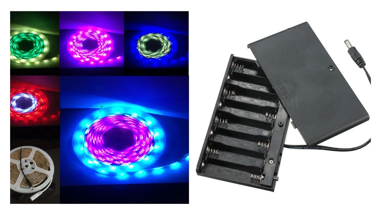 5M Flag Pole Pre-Set Digital Led Dream Lights Strip