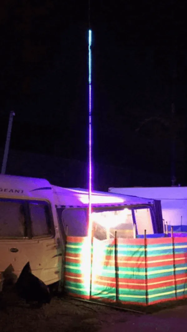 5M Flag Pole Pre-Set Digital Led Dream Lights Strip