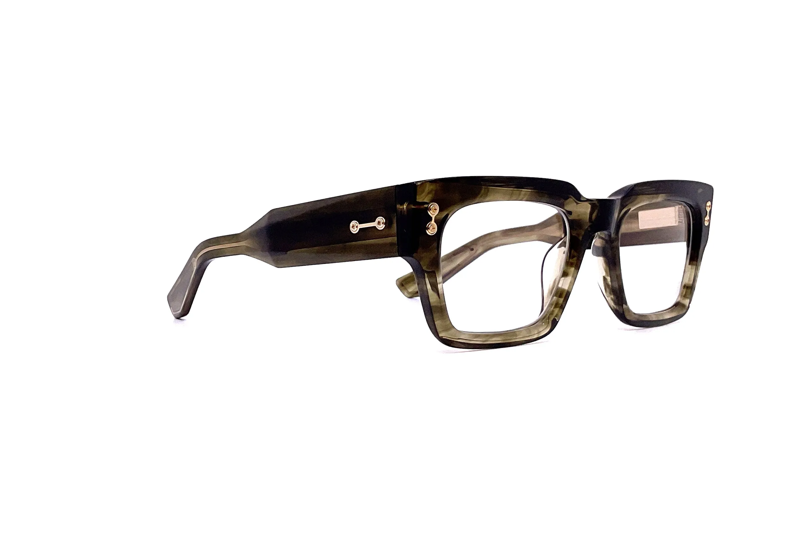 Akoni - Cosmo RX (Green Swirl/White Gold)