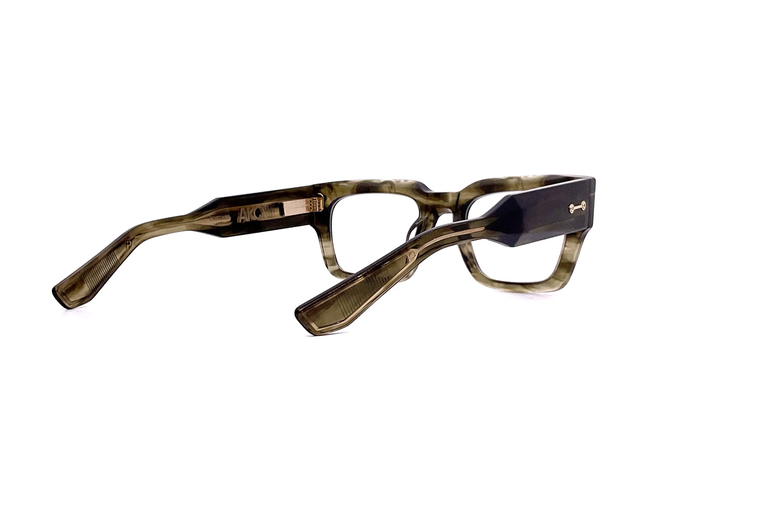 Akoni - Cosmo RX (Green Swirl/White Gold)
