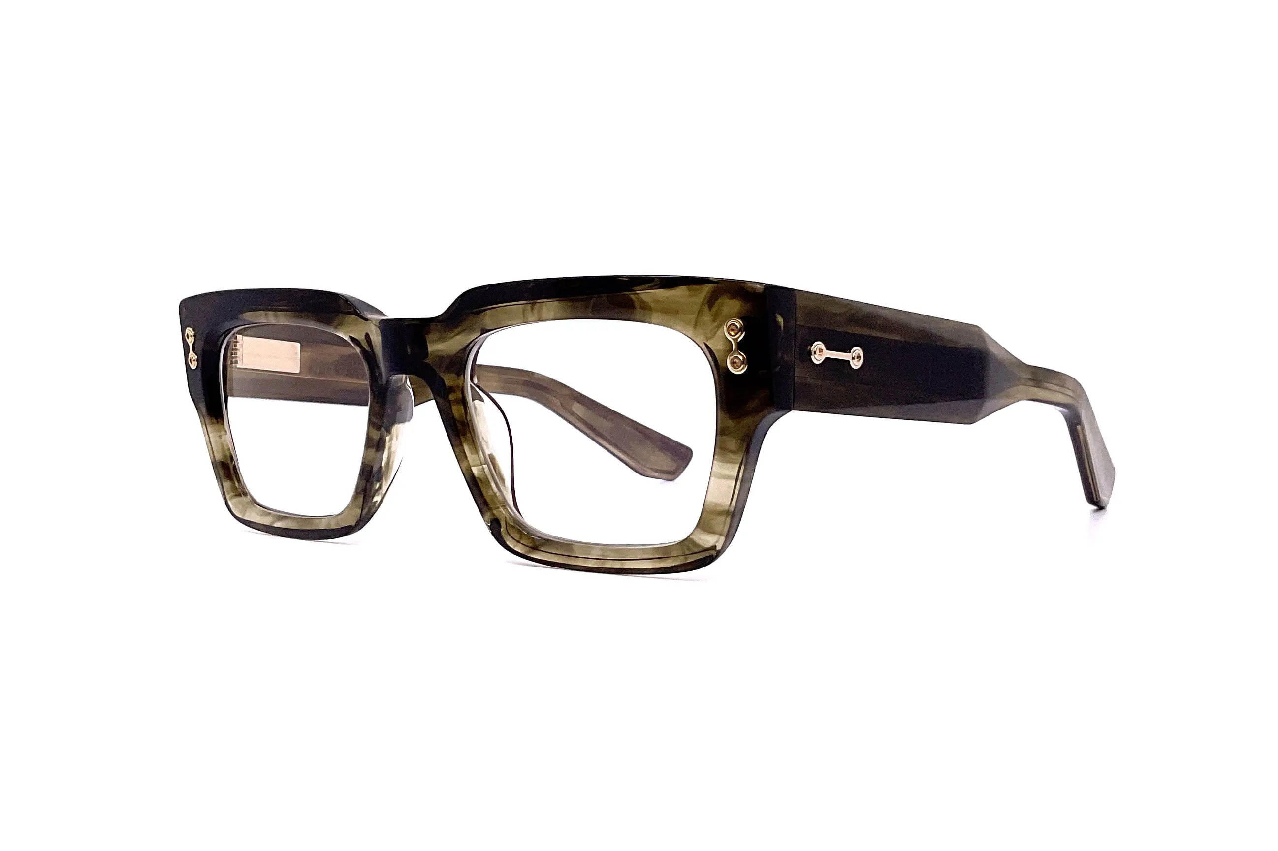 Akoni - Cosmo RX (Green Swirl/White Gold)