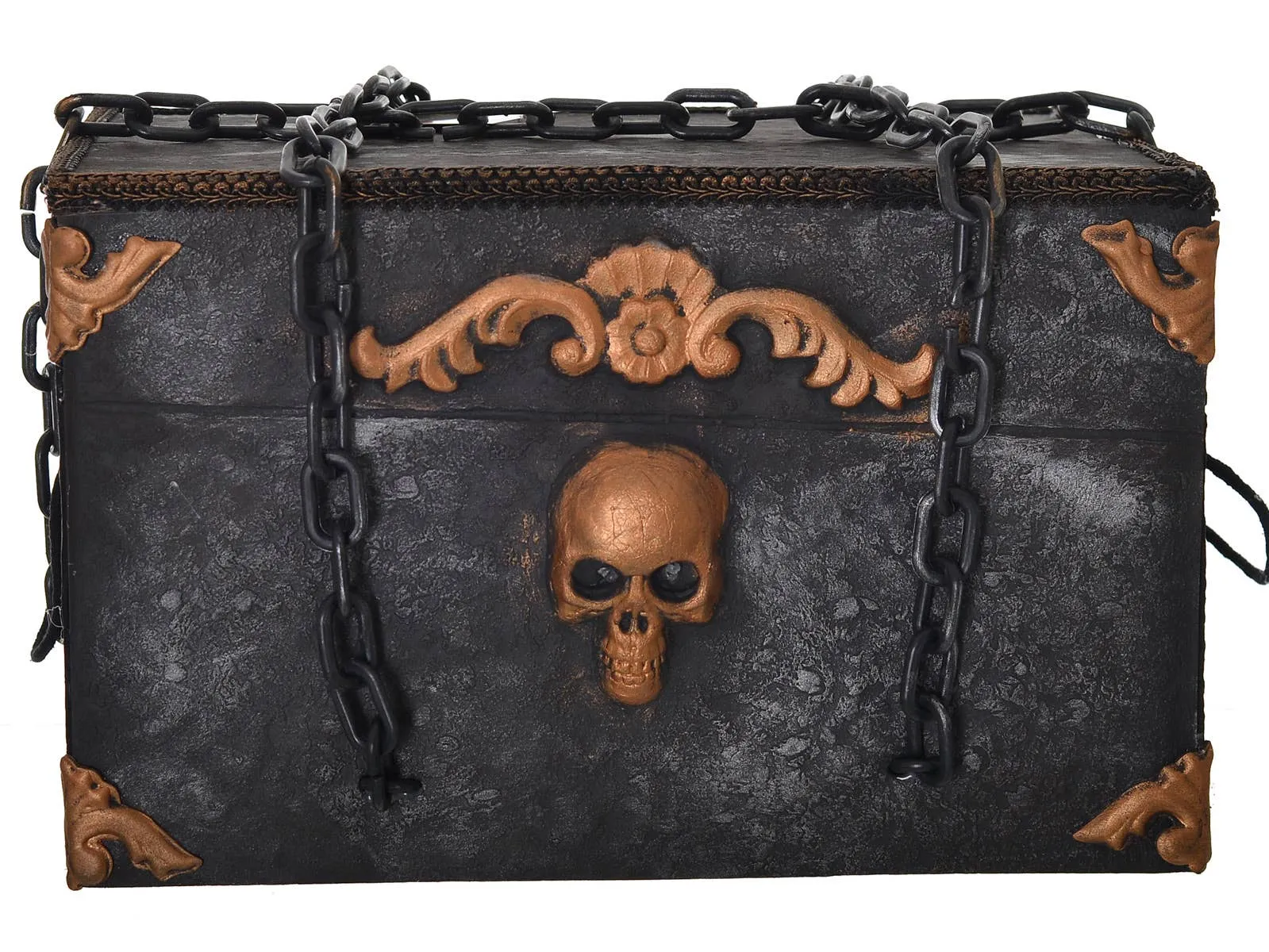 Animated Moving and Light Up Treasure Chest Halloween Decoration