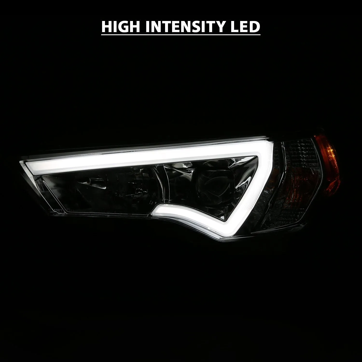 Anzo Projector Light Bar Style Chrome Headlights For 4Runner (2014-2021)