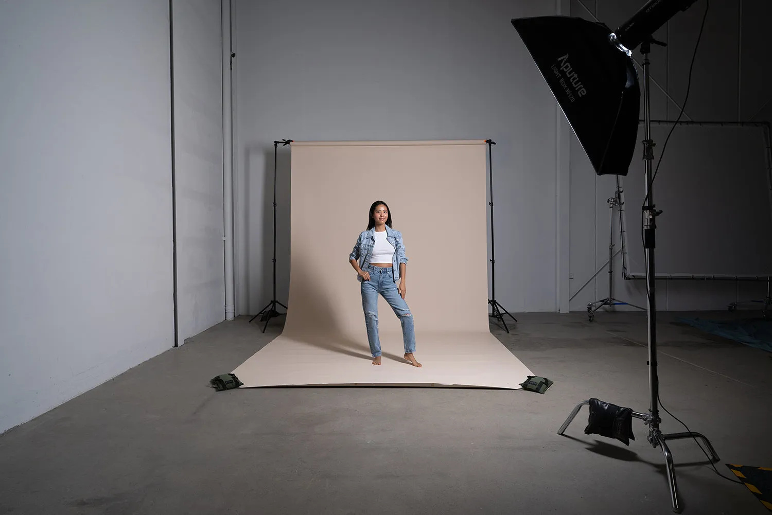 Aputure Light Box 30 x 120cm Includes Grid And Carry Bag