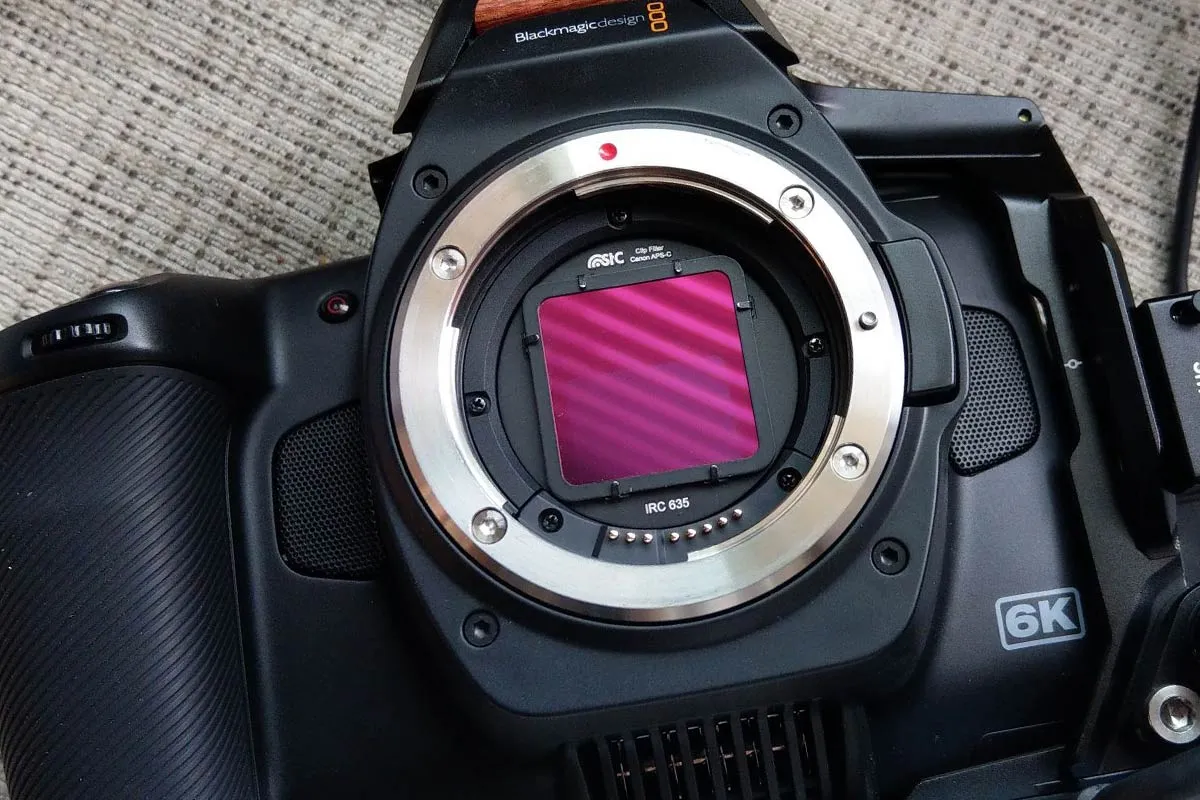 Astrophotography Clip Filter Series for Canon APS-C and BMPCC 6K and 6K pro Cameras