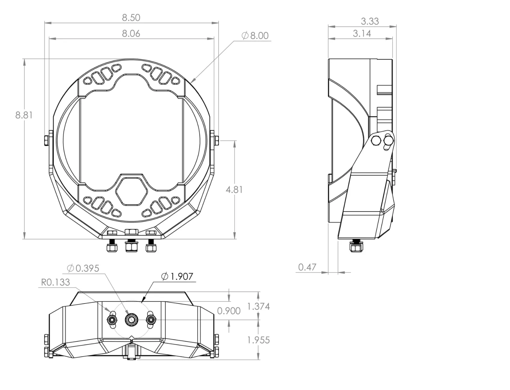 Baja Designs LP9 Pro, LED