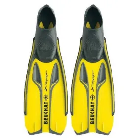 BEUCHAT X VOYAGER SHORT FINS YELLOW