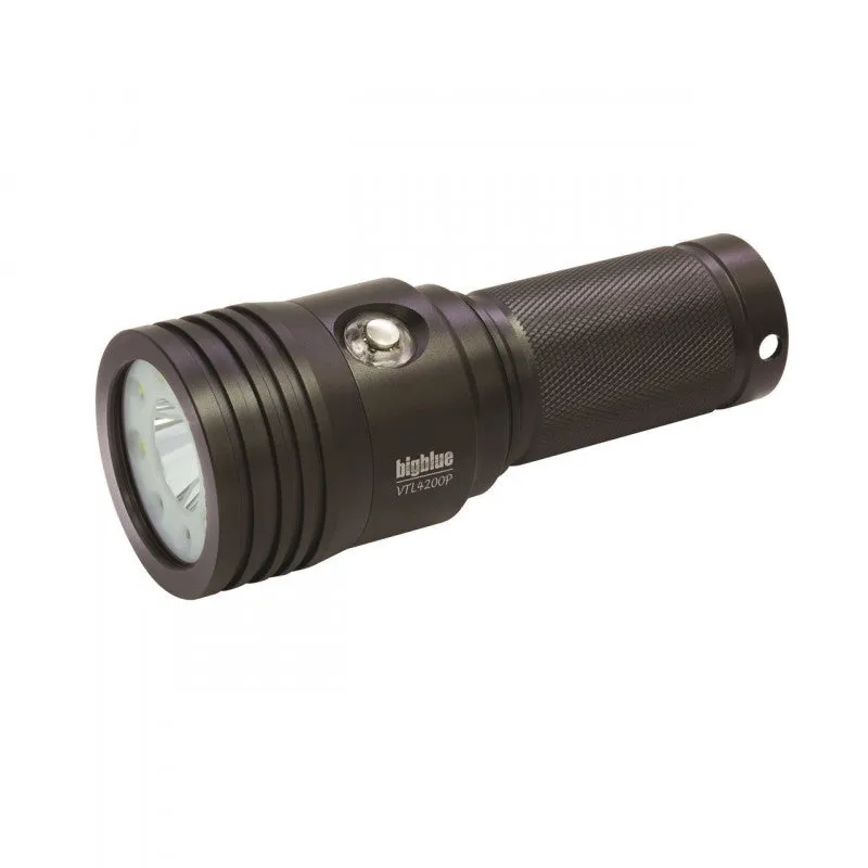 Big Blue -  4200 Lumen Wide Beam   1200 Lumen Spot Beam - Black