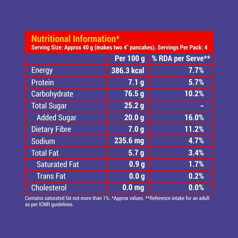 Blueberry Millets Pancake - 150gm