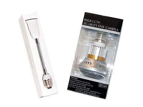 Bulb CCTV Security DVR Cam Video Recorder Motion Detect   Night Vision
