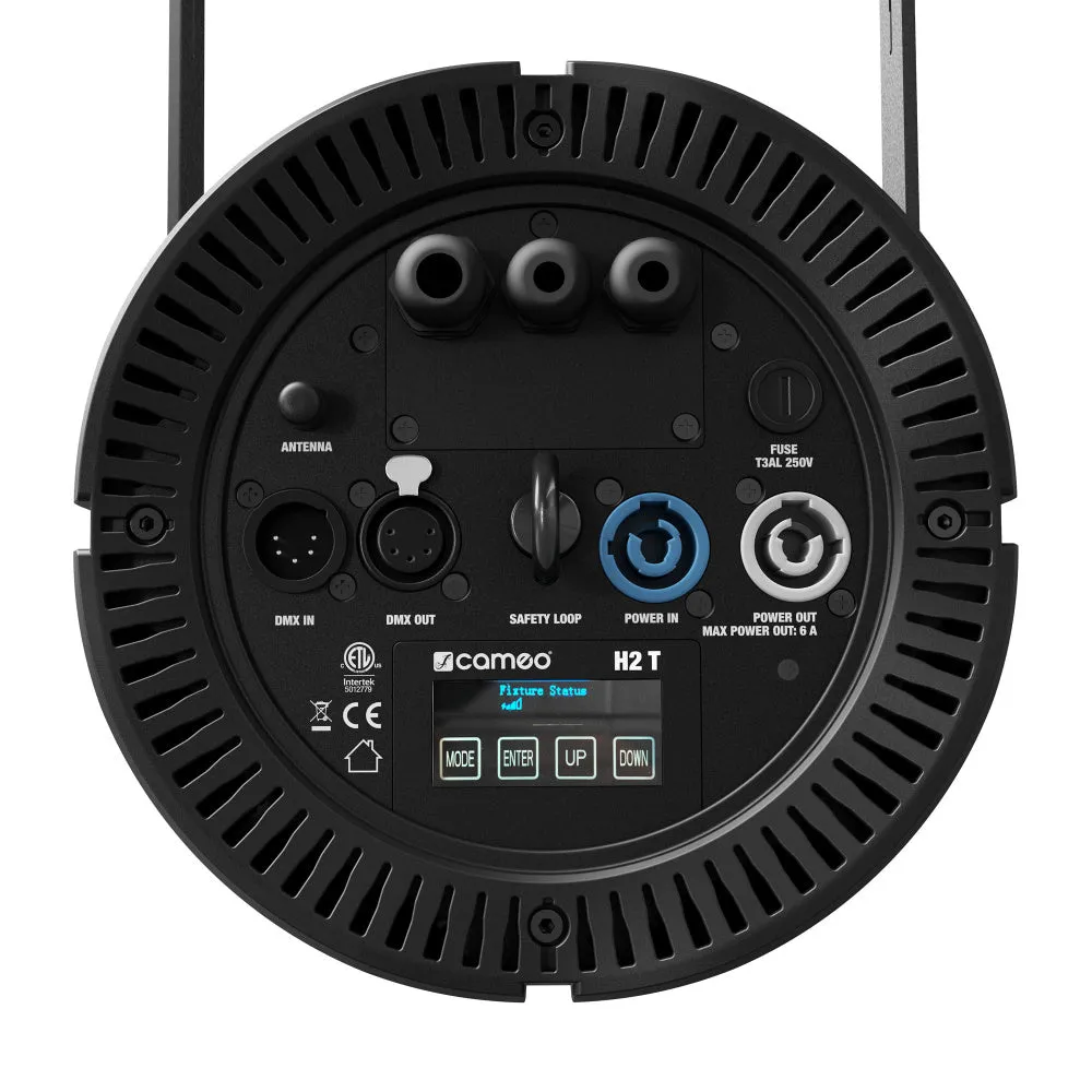 Cameo Pro CLH2T House Light Warm White LED DMX Control (Black)