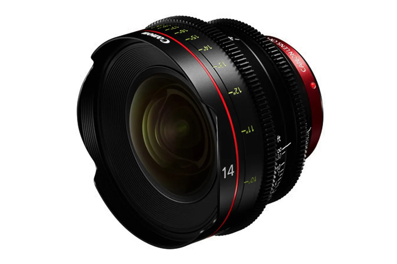 Canon CN-E 14mm T3.1 L F Cinema Lens (EF Mount) USA Model