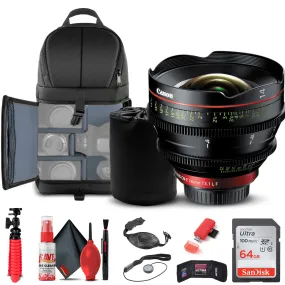 Canon CN-E 14mm T3.1 L F Cinema Prime Lens (EF Mount) 8325B001   BackPack   More