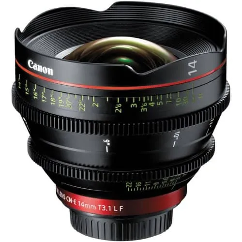 Canon CN-E 14mm T3.1L F Cinema Lens