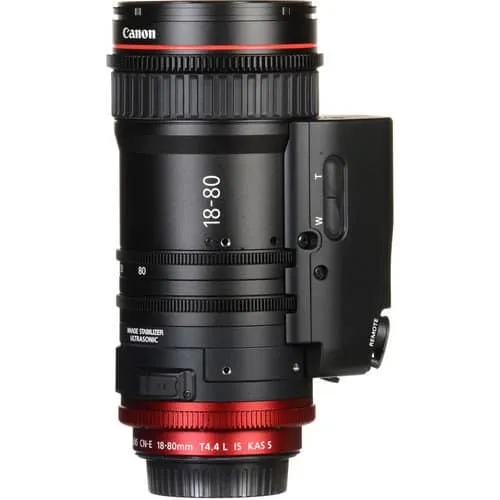 Canon CN-E 18-80mm T4.4 COMPACT-SERVO Cinema Zoom Lens