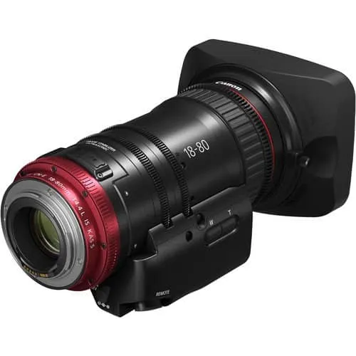 Canon CN-E 18-80mm T4.4 COMPACT-SERVO Cinema Zoom Lens