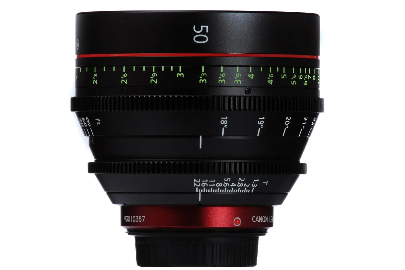 Canon CN-E 50mm T1.3 L F Cine Lens