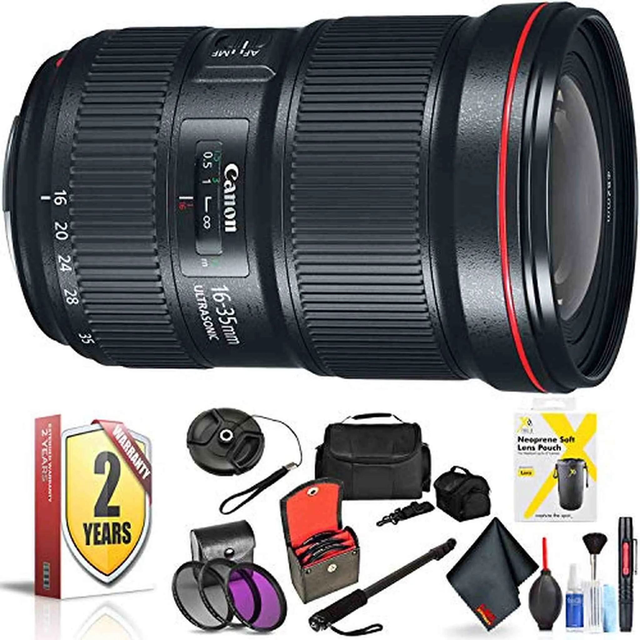 Canon EF 16-35mm F/2.8L Iii USM Lens for Canon 6D, 5D Mark IV, 5D Mark III, 5D Mark II, 6D Mark II, 5Dsr, 5Ds, 1Dx, 1Dx