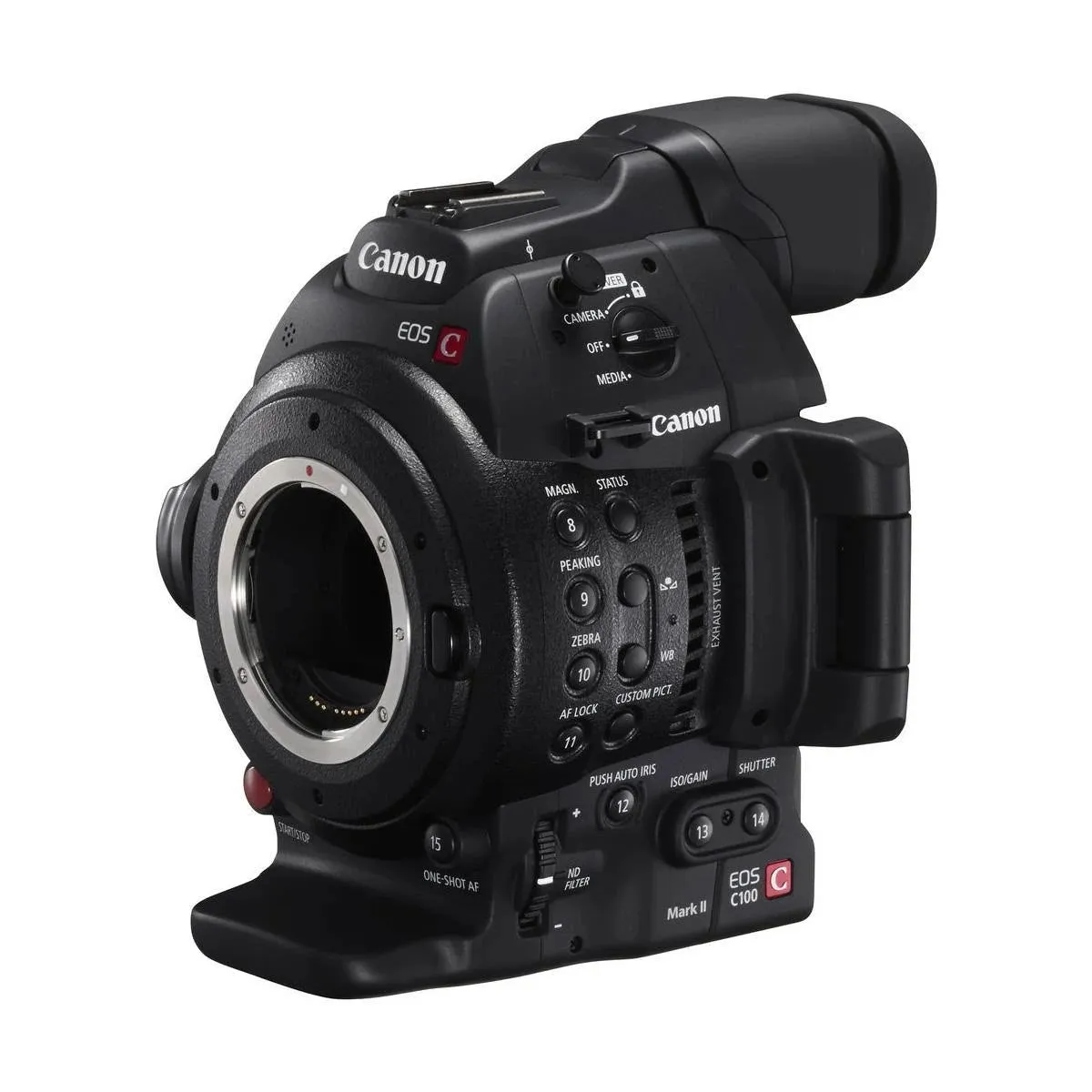 Canon EOS C100 Mark II with Dual Pixel CMOS AF 0202C002 & 24-70mm f/2.8L II USM Bundle