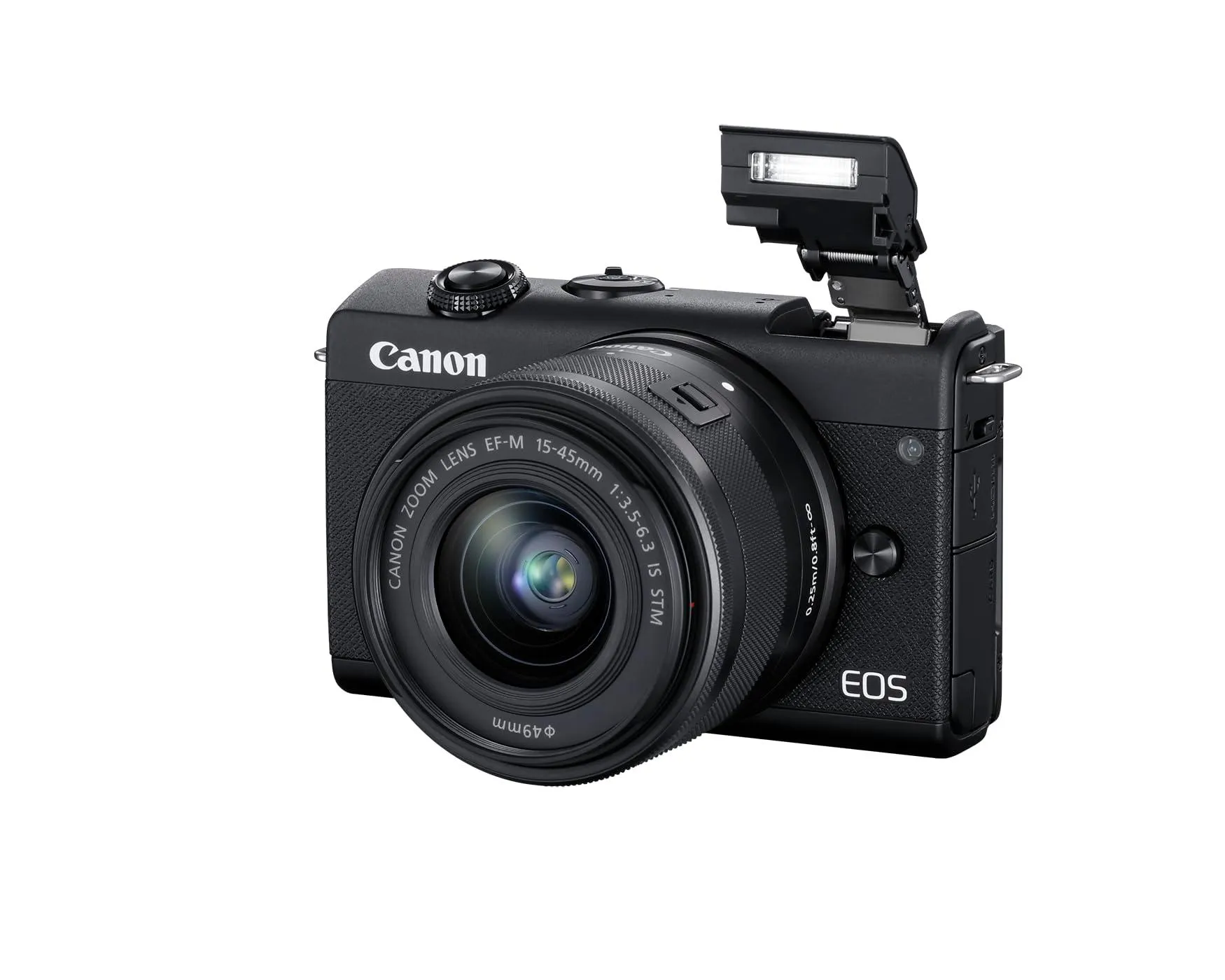 Canon EOS M200 Compact Mirrorless Digital Vlogging Camera with EF-M 15-45mm lens