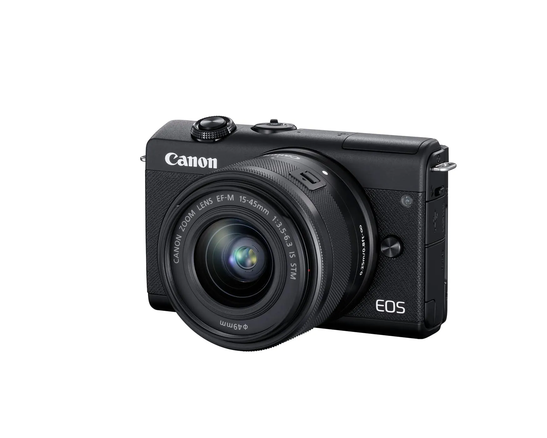 Canon EOS M200 Compact Mirrorless Digital Vlogging Camera with EF-M 15-45mm lens