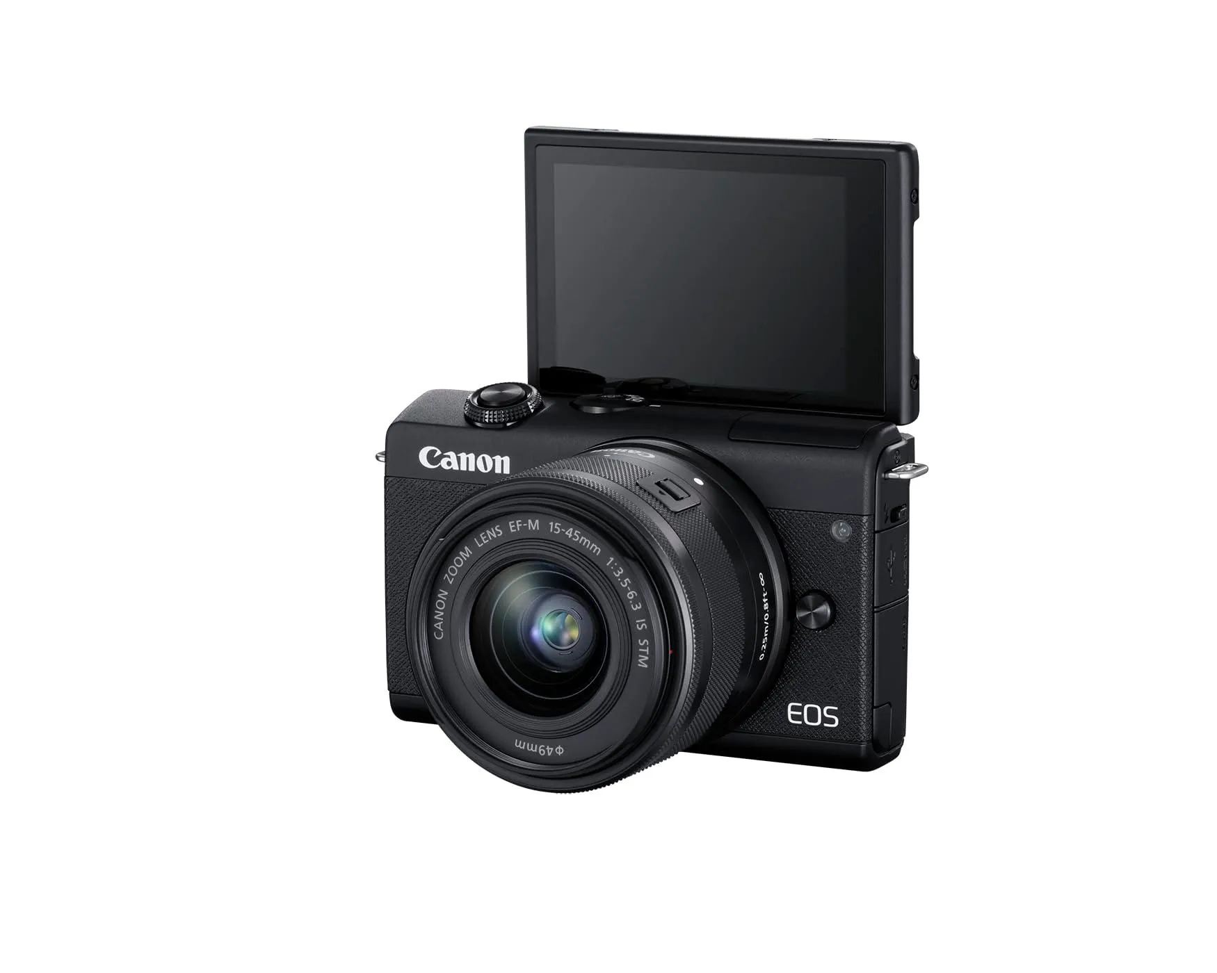 Canon EOS M200 Compact Mirrorless Digital Vlogging Camera with EF-M 15-45mm lens