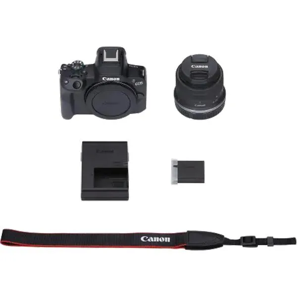 Canon EOS R50 18-45 STM 24.2-MP Mirrorless Camera EOS R50 18-45mm STM KIT