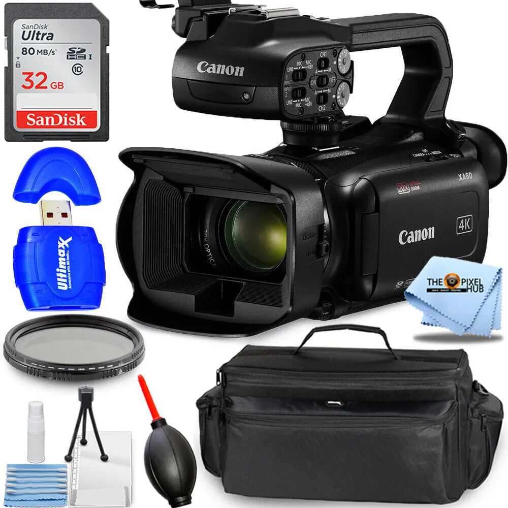 Canon XA60 Professional UHD 4K Camcorder