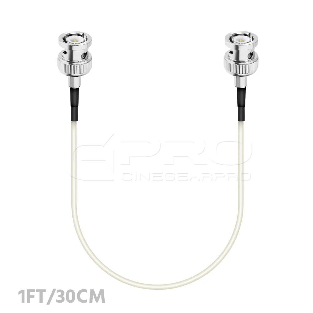 CGPro Ultra-Thin 12G-SDI BNC to BNC 4K RAW UHD Digital Cinema Video Coaxial Cable