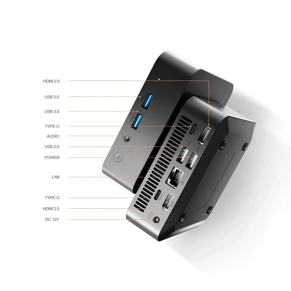 Chatreey T9 Mini PC: Dual SSD, 4K Visuals, RGB Lighting & Intel Processor