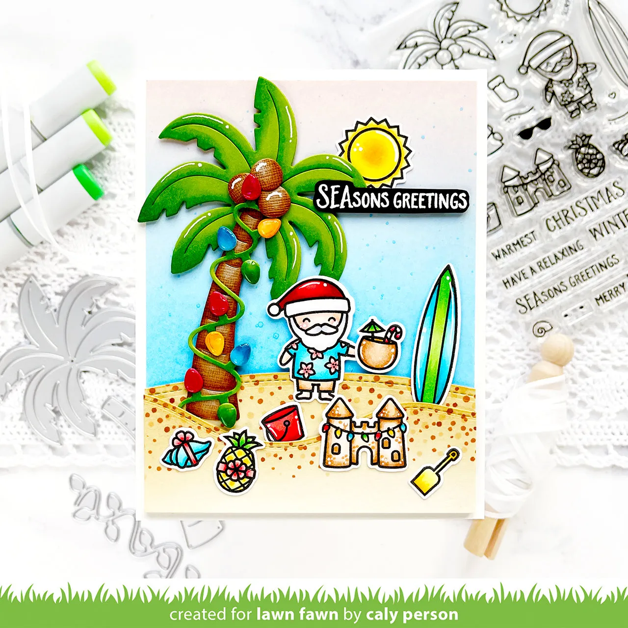 christmas palm tree