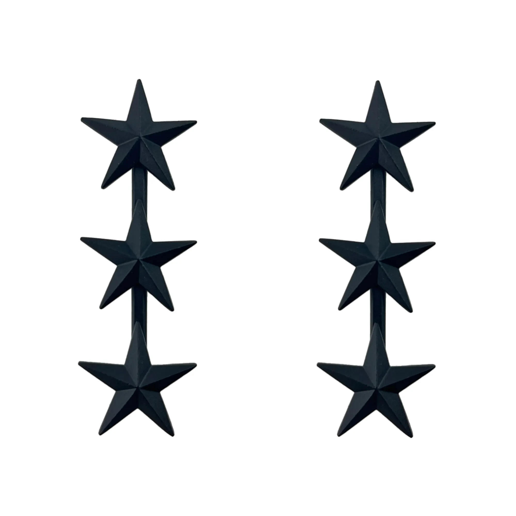 Coat Device: Vice Admiral - three star point to center, subdued metal