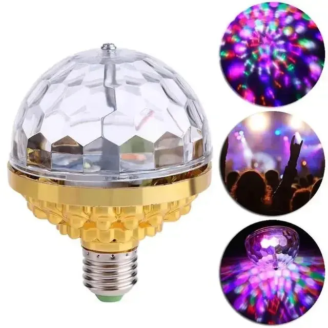 Colorful E27 Rotating Atmosphere 360 Magic Ball.