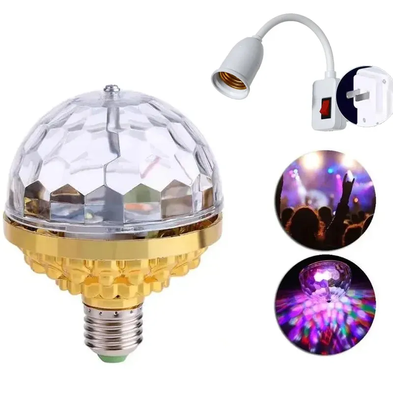 Colorful E27 Rotating Atmosphere 360 Magic Ball.