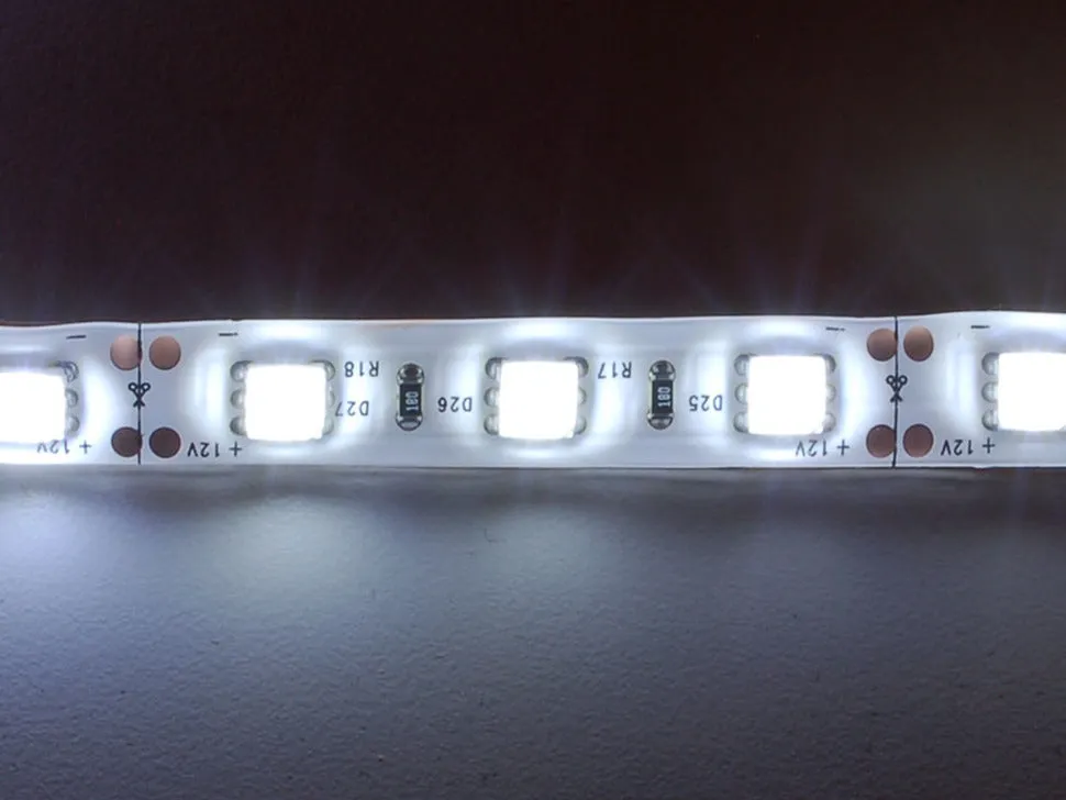 Cool White LED Weatherproof Flexi-Strip 60 LED - (1 m)