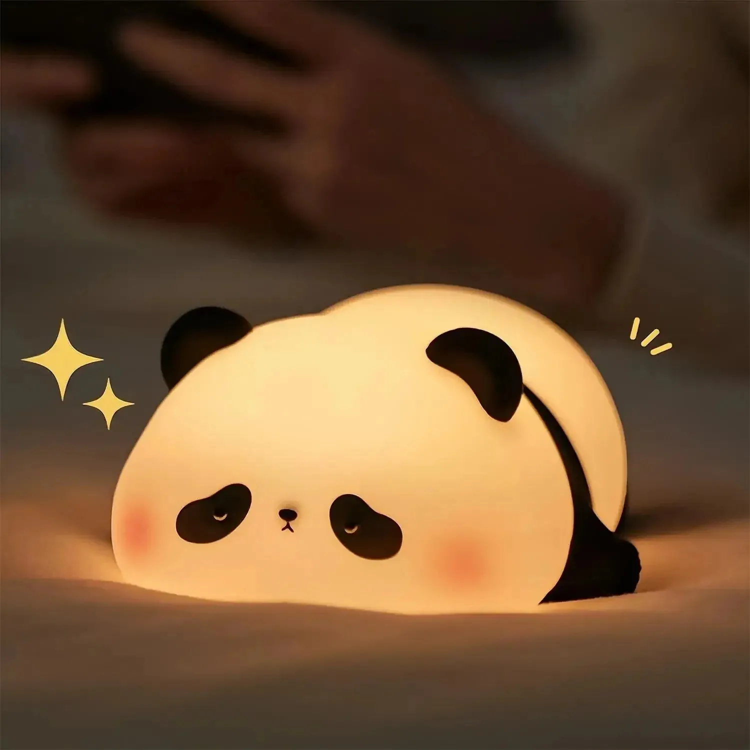 Cute Panda Night Light with Timer